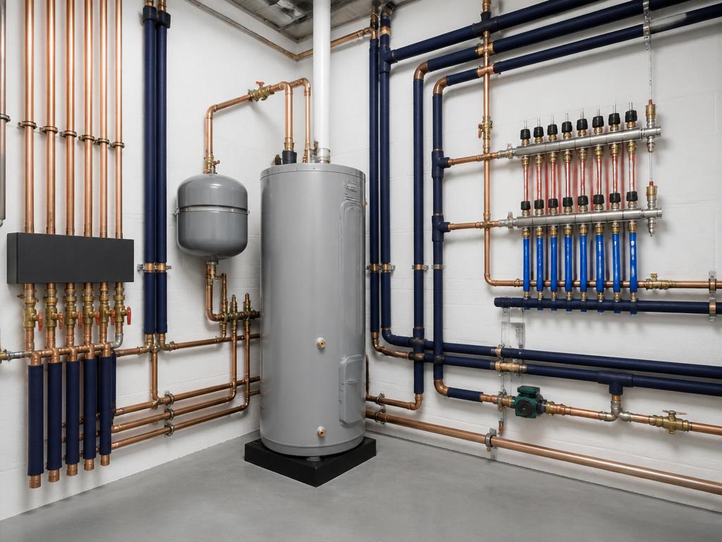 IG Diaz Plumbing crew on commercial jobsite